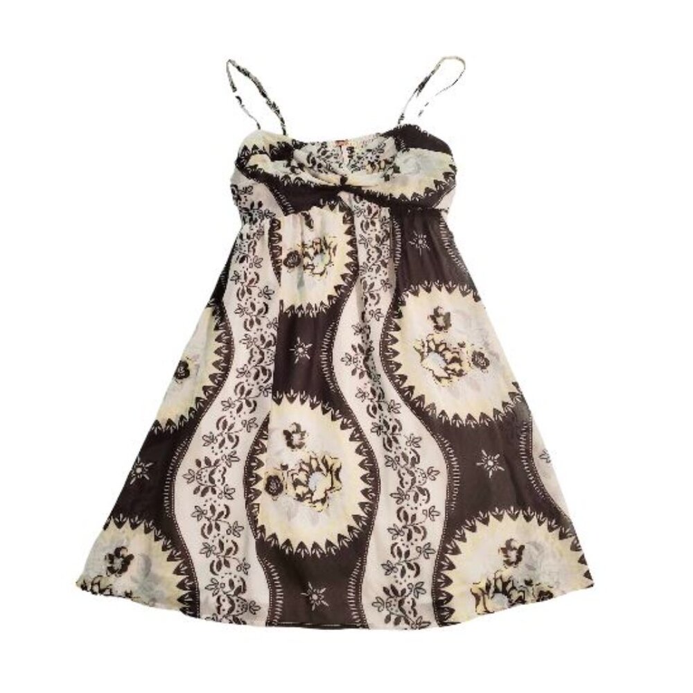 Free People Eternal Spring Twist Chiffon Dress Size M